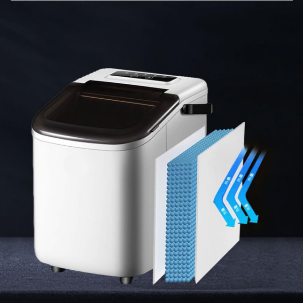 家庭用製氷機⛄️1.3L大容量水タンク 高速　最短6分 自動洗浄機能 静音＆省エネ 製氷機 製氷機家庭用 小型高速製氷機 コンパクト自動製氷機 最短