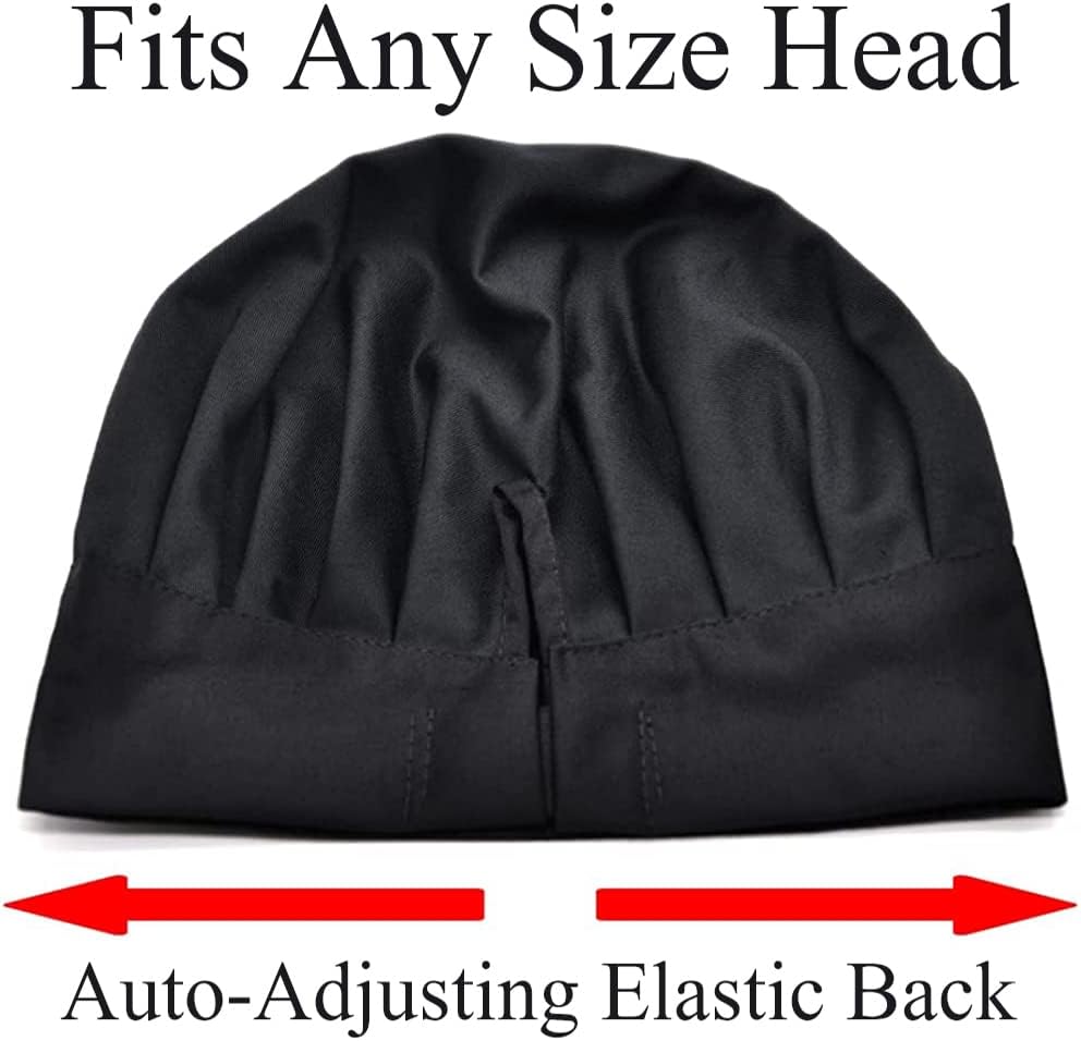 Personalized Custom Chef Hat Adjustable Elastic Baker Kitchen Cooking Chef Cap Embroidered Name Text Logo for Dad Mom - Image 2