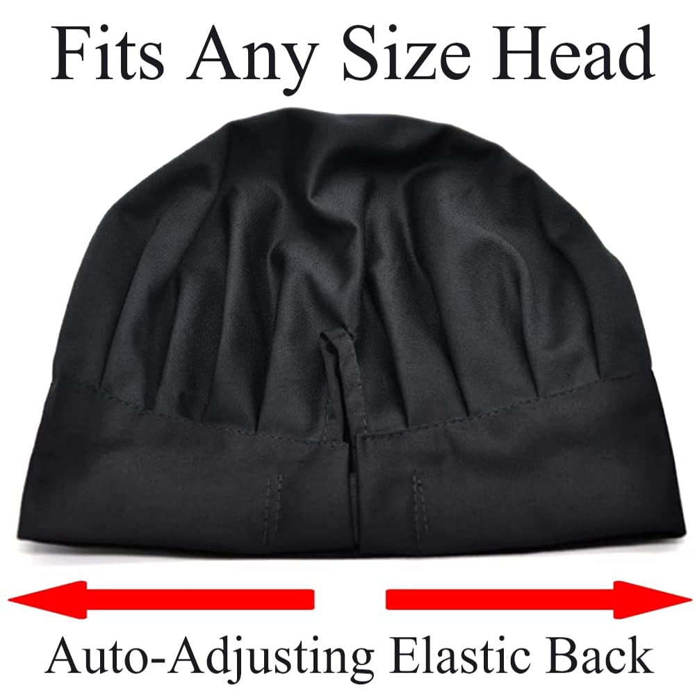 Chef hat with Personalized Embroidered Name/Text Adult Adjustable on The Back Baker Kitchen Cooking Chef Cap for Dad Mom