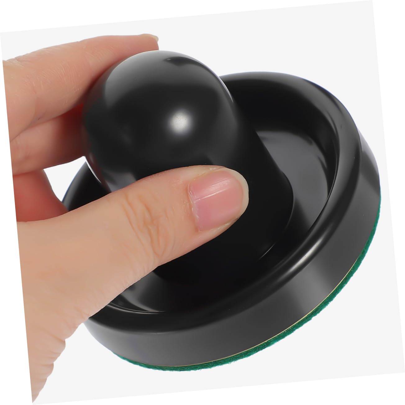 Abaodam Accessoires de Hockey sur air Hockey sur Gazon Table de Hockey Mini-Hockey pousseurs de Hockey sur Glace rondelle de Hockey sur Glace en Plastique éponge Rouge