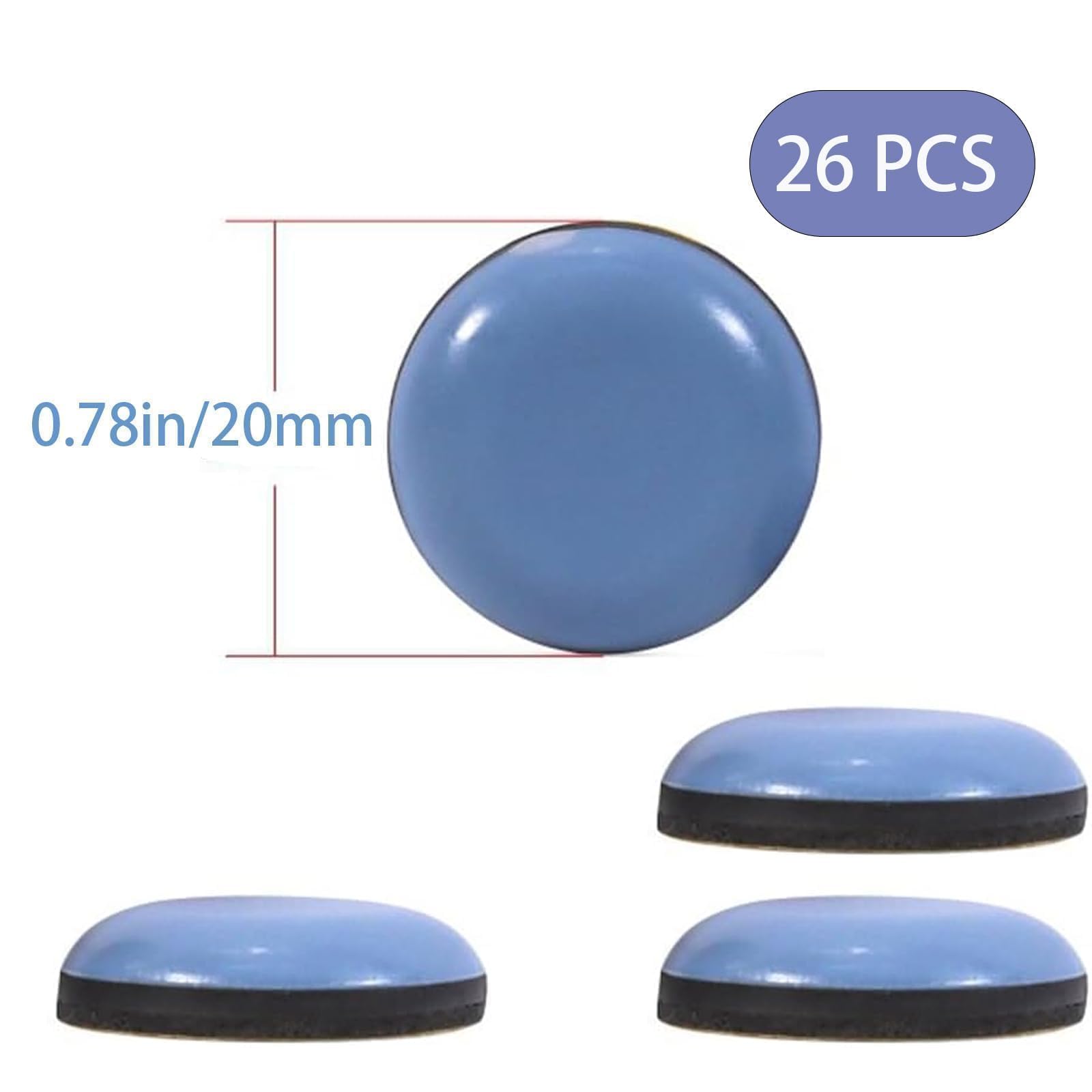 20 stuks apparaatschuifregelaars, meubelglijders, herbruikbare meubels, eenvoudige verplaatsers voor kleine keukenapparatuur, luchtfriteuses, broodmachine, koffiezetapparaten, blenders, grills