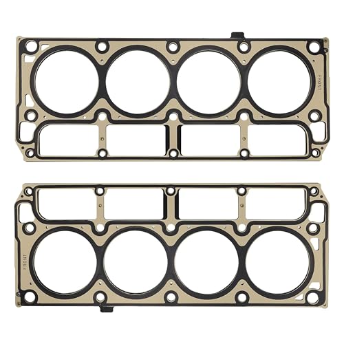 Image of 2PCS Multi Layer Steel Head Gasket Kit for GM LS1 LS6 V8 4.8L 5.3L 5.7L | inchMLS Head Gaskets - OE 12589226 12498544 98544 Fits Buick GMC Pontiac Hummer Saab 1998-2019 LS Engine Repair inch