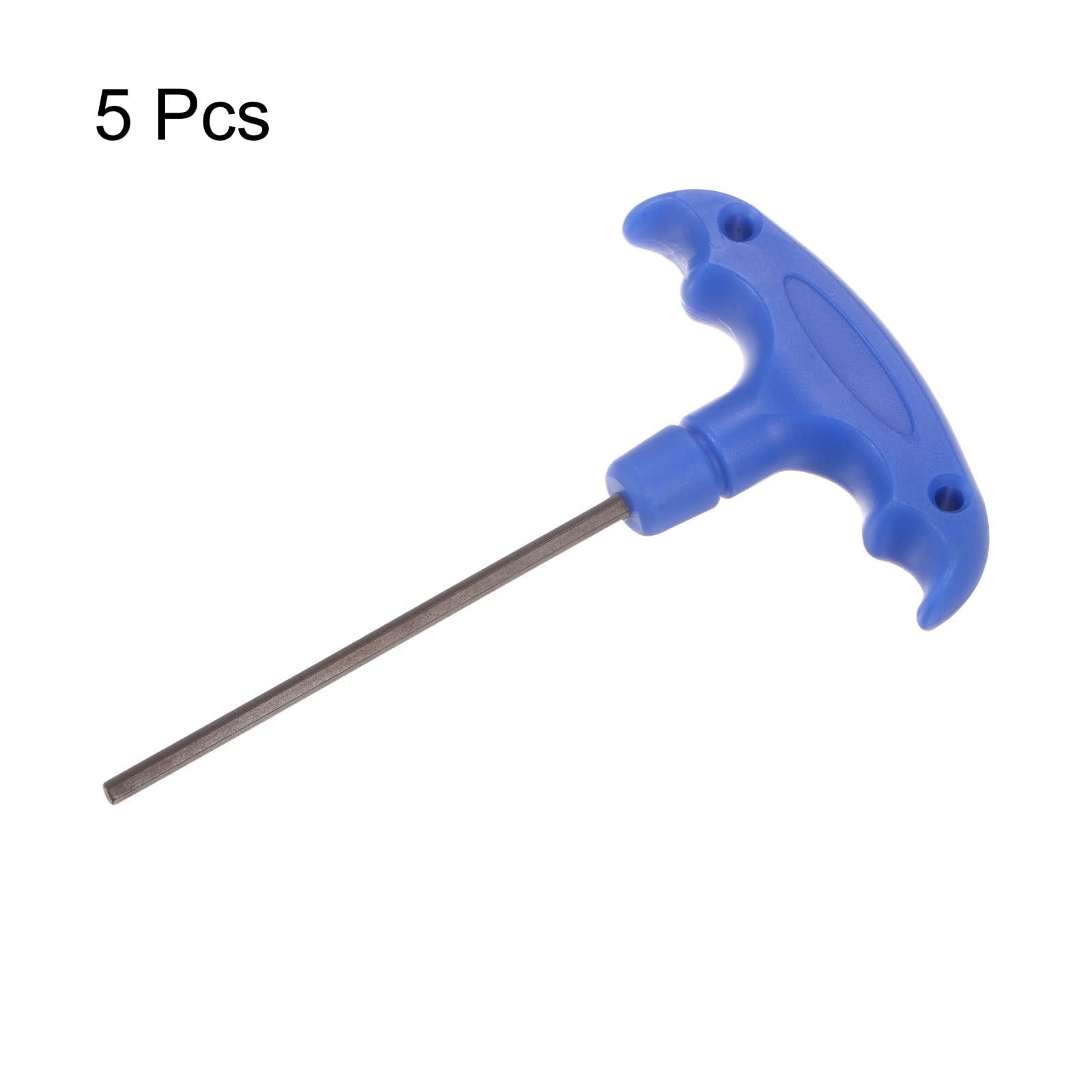 TOP-VIGOR 5Pcs H3 T-Handle Hex Key Wrench, 3mm S2 Steel T-Key Inner Hexagon Spanner Allen Key Allen Key Repair Tool - Image 3