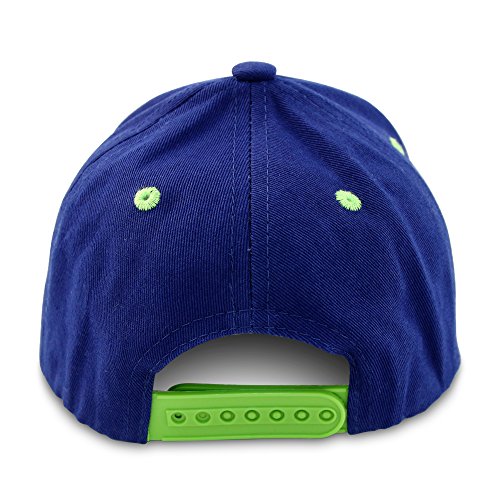Nickelodeon Toddler Boys' Paw Patrol Baseball Cap - 3D Chase, Marshall, Rubble Curved Brim Snap Back Hat, Size Age 2-4, Blue/Green #TOP5