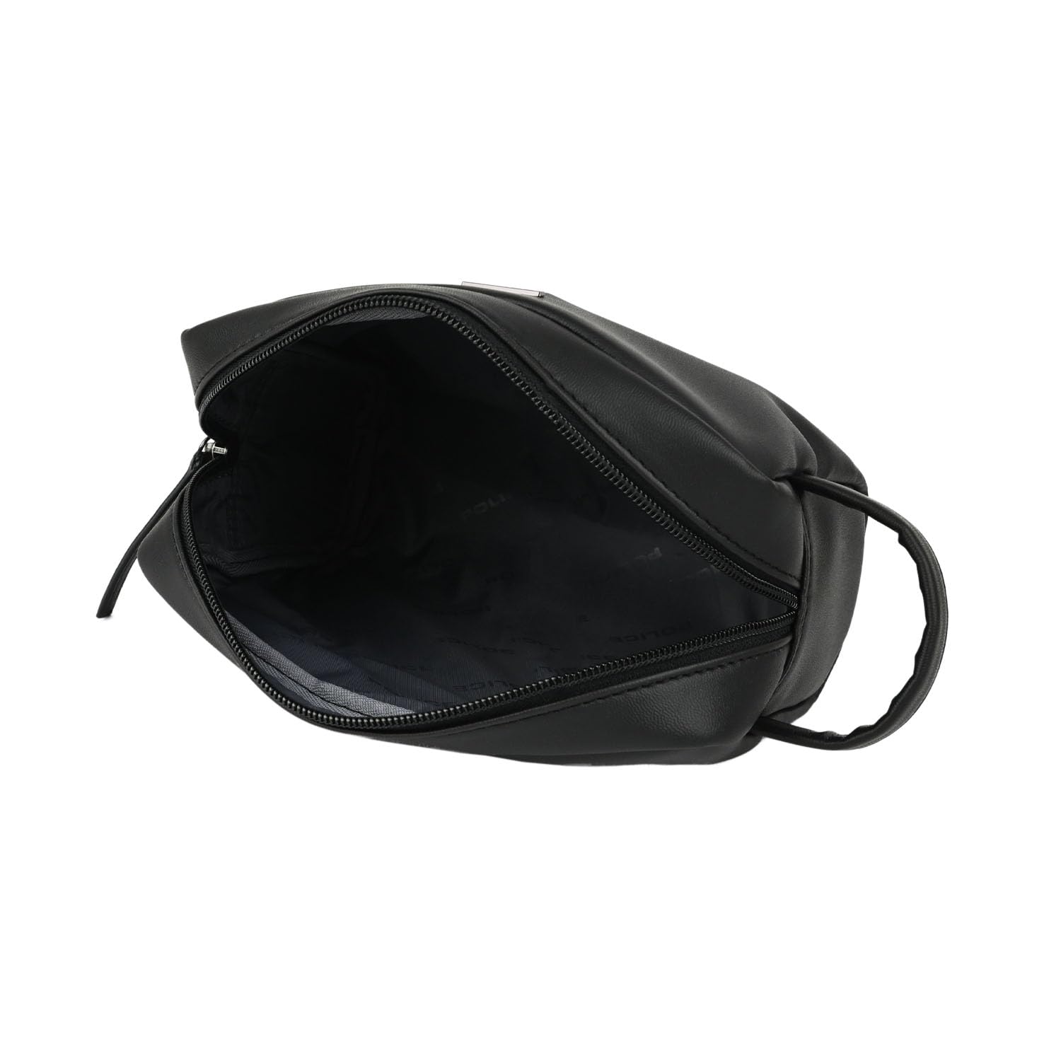 Police Pochette Uomo Donna a Mano in Similpelle, Beauty Case da Viaggio, Trousse Morbida