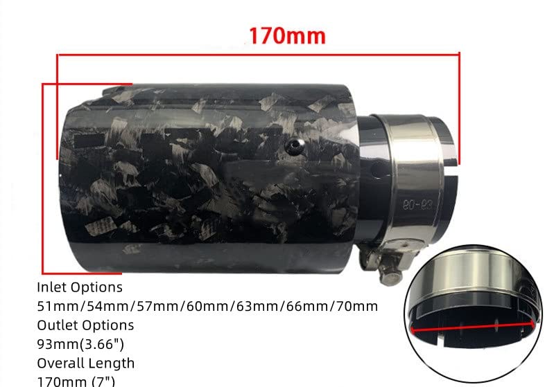 Cola de escape premium con silenciador de rendimiento para coche M3 F80 y M4 2