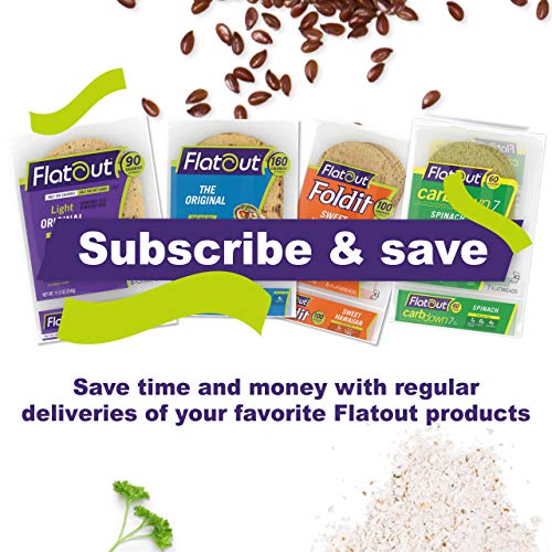 Flatout Thin Pizza Crust, Rustic White (2 Packs Of 6 Pizza Crusts) #TOP5