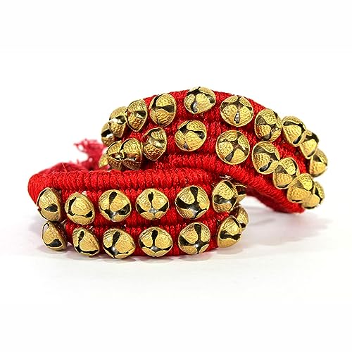 Indian Culture Best Dance Metal Brass Anklet Bells Ghungroo | 2 L...