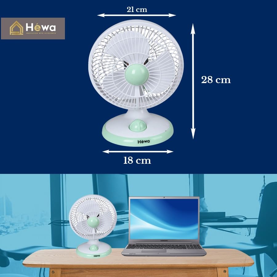 Buy HEWA Table Cum Wall Fan with Tilt Ajustment for Personal