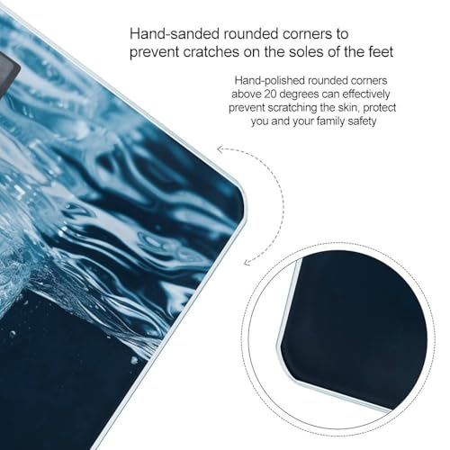 Báscula Digital de Baño con Pantalla LCD y Vidrio Templado miniatura 4