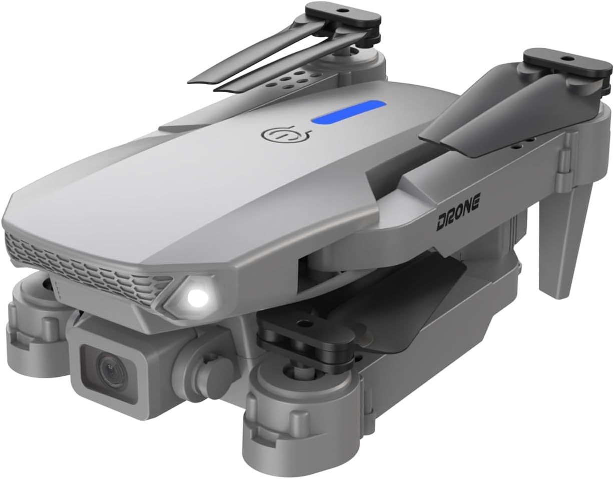Drones with Camera for Adults, 1080P HD FPV Foldable Drone RC Quadcopter with Gesture Control, Headless Mode, 1 Key Take off/Landing, Altitude Hold, 360° Flip, Gifts for Boys Girls #
