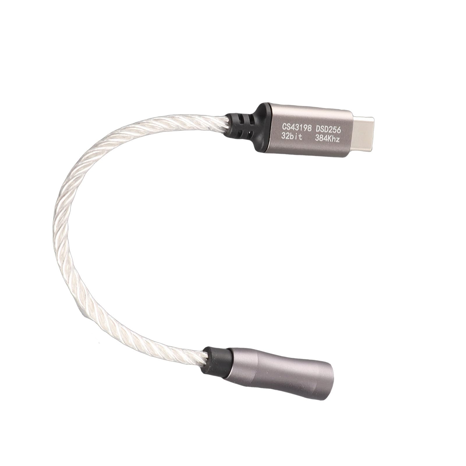 Przedłużacz Adapter z USB Type C na 3,5 Mm, Wzmacniacz Słuchawkowy z
