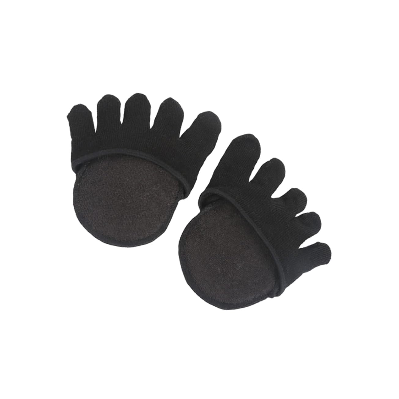 GAROZATION Summer Toe Socks Women Anti-slip Ankle Half Socks Cotton for Girls 2 Pairs