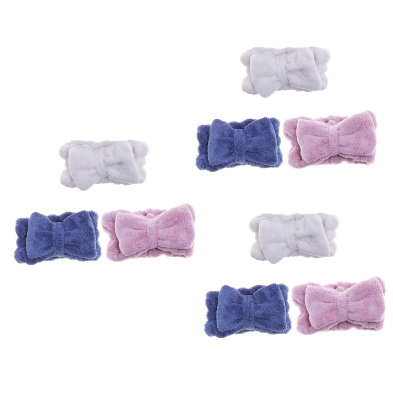 DOITOOL 9piezas Diadema Para Mujer y Niña Cinta Elástica Para Maquillaje Ducha y Deportes
