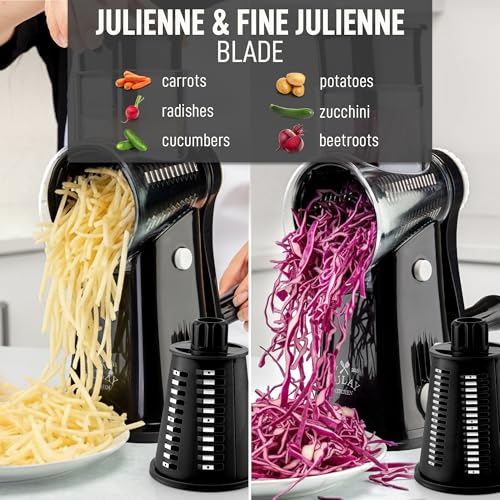 Zulay Kitchen 5-Blade Rotary Grater