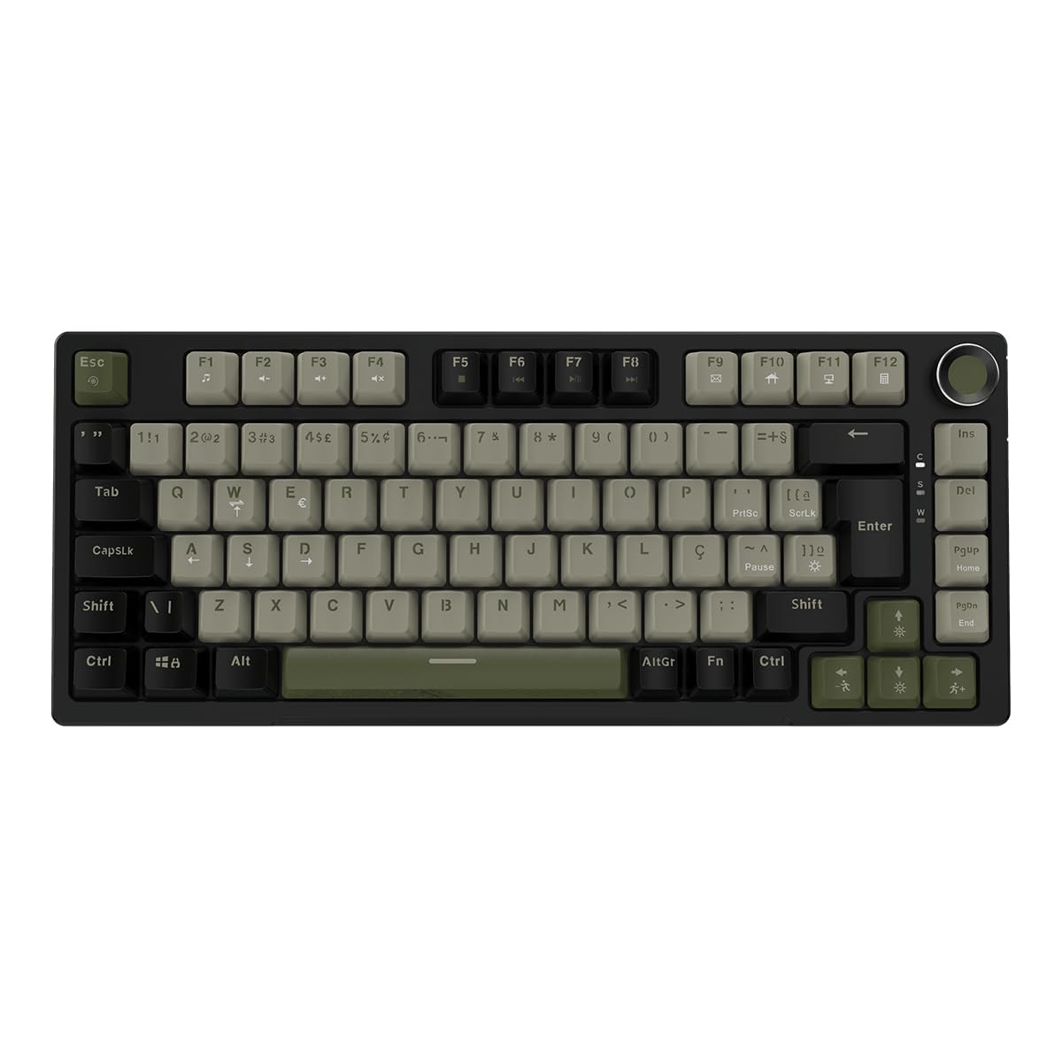 TECLADO MECANICO 75% PCYES ARKEUM - CAMMO EDITION - SWITCH RED - AKCM75RBR | Amazon.com.br