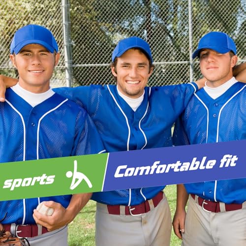 Image of Hercicy 12 Pcs Baseball Belts Softball Belts Bulk for Adult and Youth Adjustable