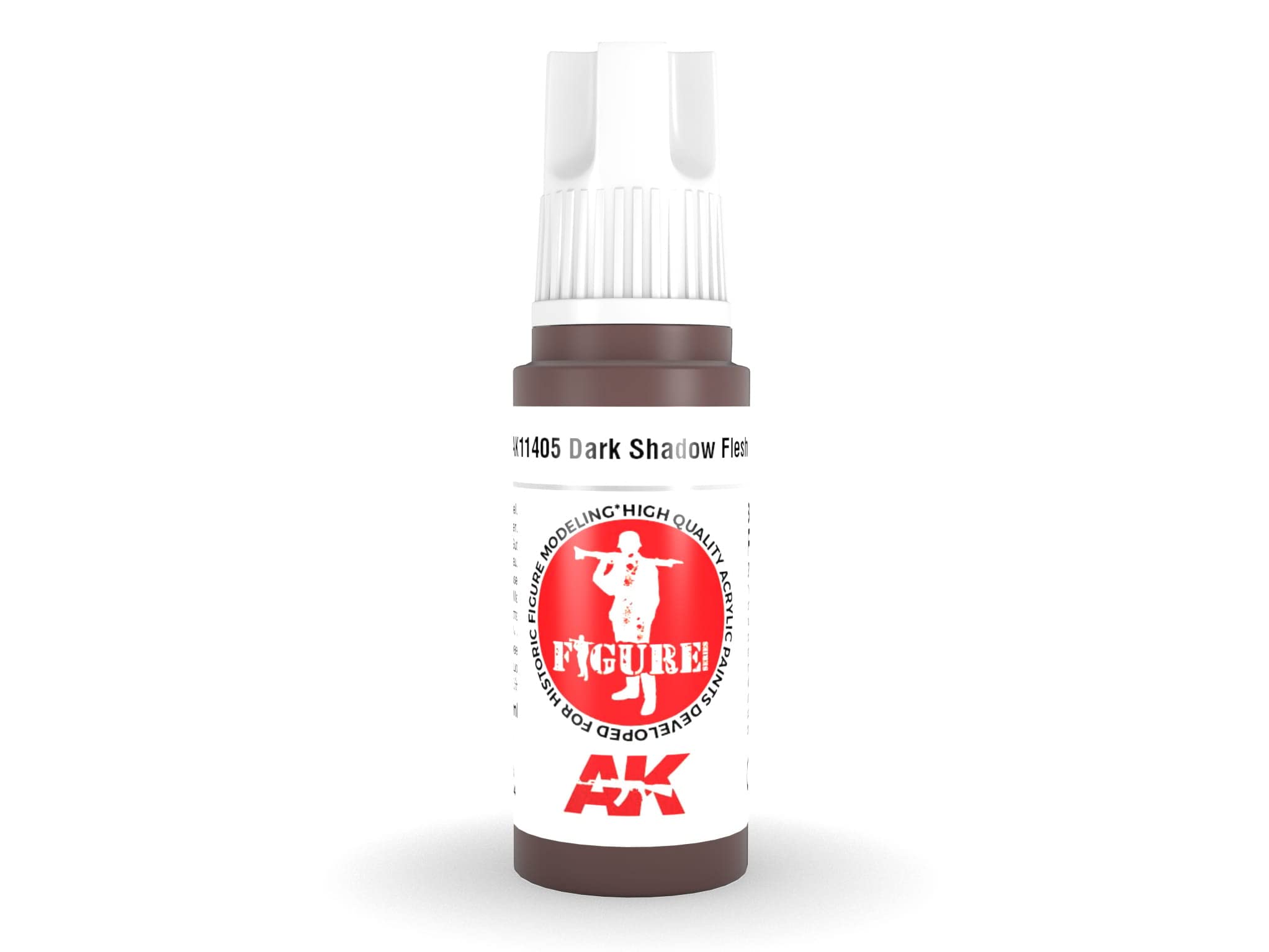 Ak Interactive Dark And Flesh Tones Ak Acrylics 3Gen Figure Ak11405 Dark Shadow Flesh (17Ml)