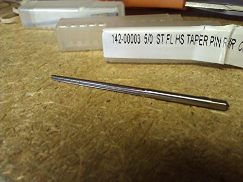 Generic 14200003 #5/0 High Speed Steel Straight Flute Taper Pin Reamer cover