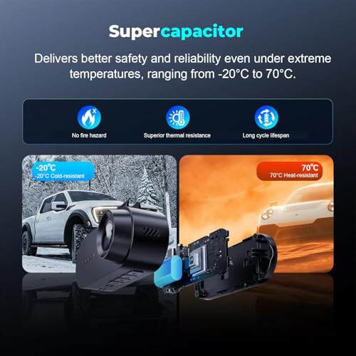 Image of DDPAI Dash Cam for Car with Screen [2026 Edition] 2K QHD Front Camera | ADAS, F1.8 Aperture, Night Vision, 260 Wide Angle, G-Sensor, WiFi, Super Capacitor, Wi-Fi & App Control