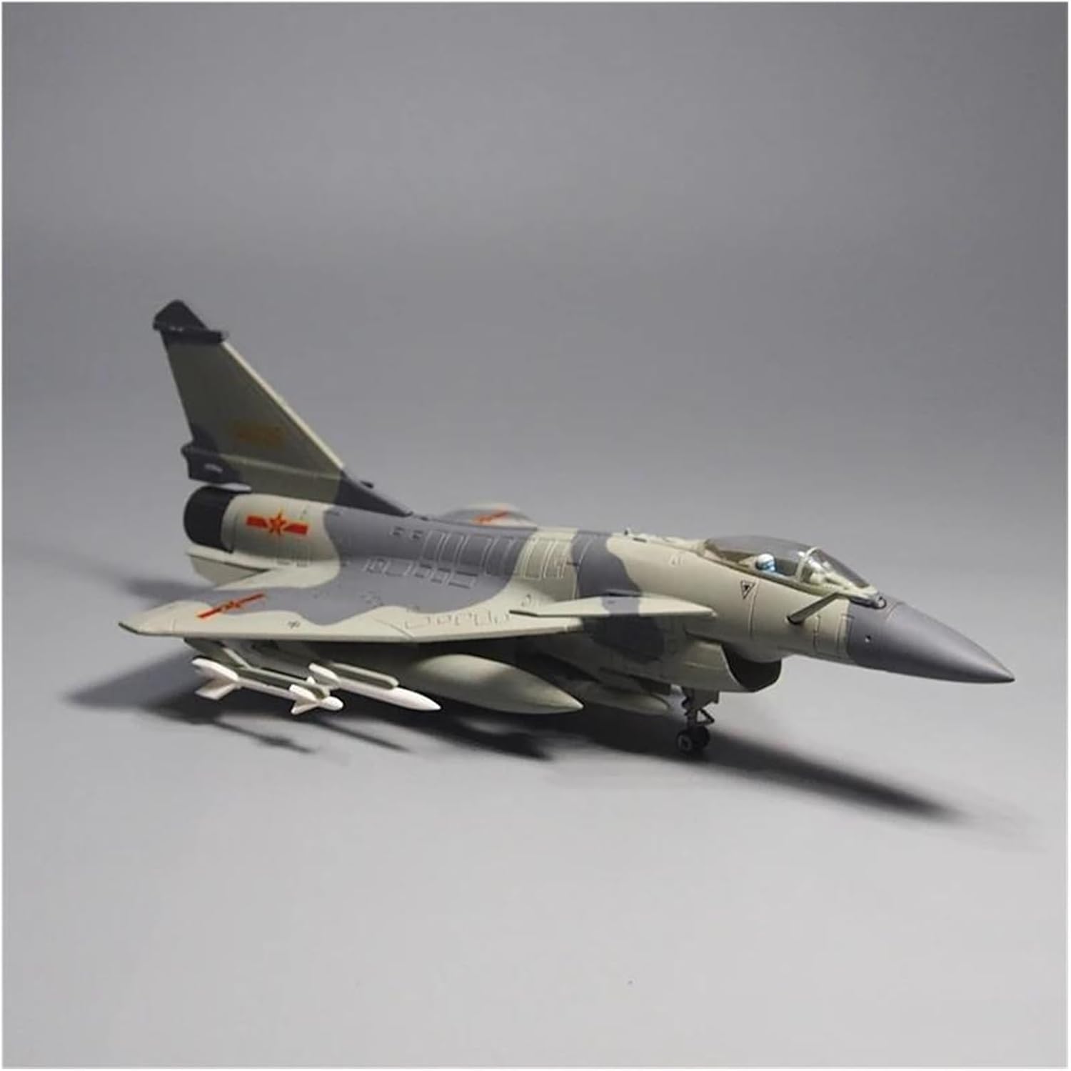 1:72 for J-10ABC Combat Aircraft Alloy J-10 Military Combat The Plane Model Collection Edition Scale Metal Airplane(Yellow)