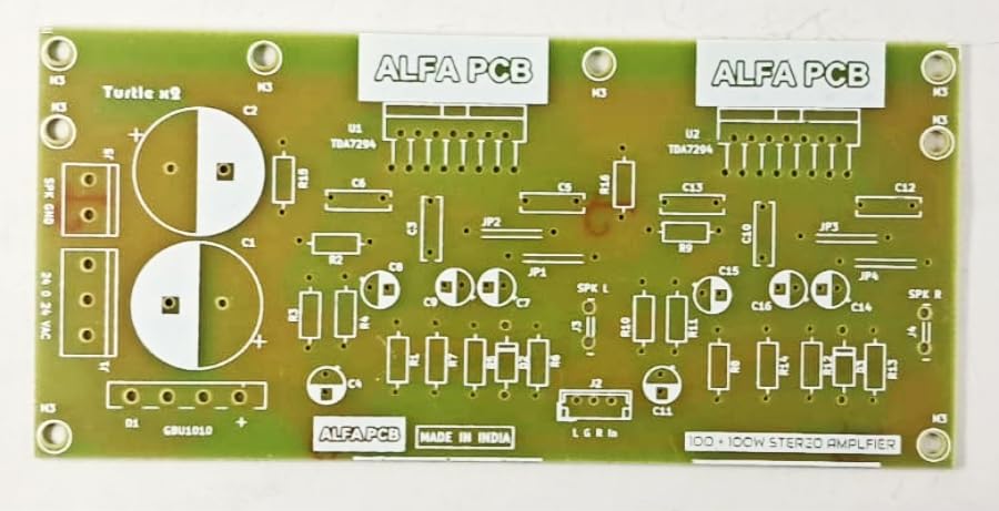 Faith Electro TDA7294 100w + 100 watts Audio Power Amplifier Board - PCB Board-image-16