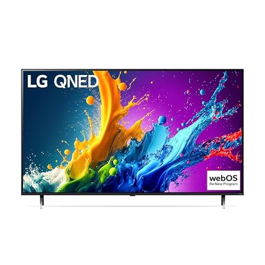LG QNED 43'', Serie 80 2024, 43QNED80T6A, Smart TV 4K, Processore α5 Gen7, Design slim, 20W, 3 HDMI, Filmmaker Mode, Game Optimizer, Alexa, Wi-Fi, webOS 24, Telecomando puntatore