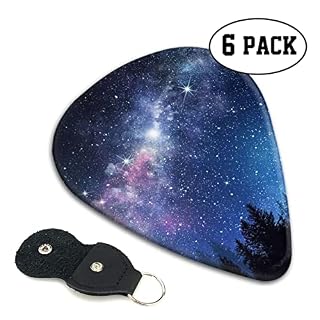FUCVNPZ Lot de 6 médiators en celluloïd, Full Moon pour guitares acoustiques, électriques, basses ou ukulélé - Les Beatles, Paul McCartney, John Lennon, RIngo Starr, George Harrison FUCVNPZ Lot de 6 médiators en celluloïd, Full Moon pour guitares acoustiques, électriques, basses ou ukulélé – Image 4