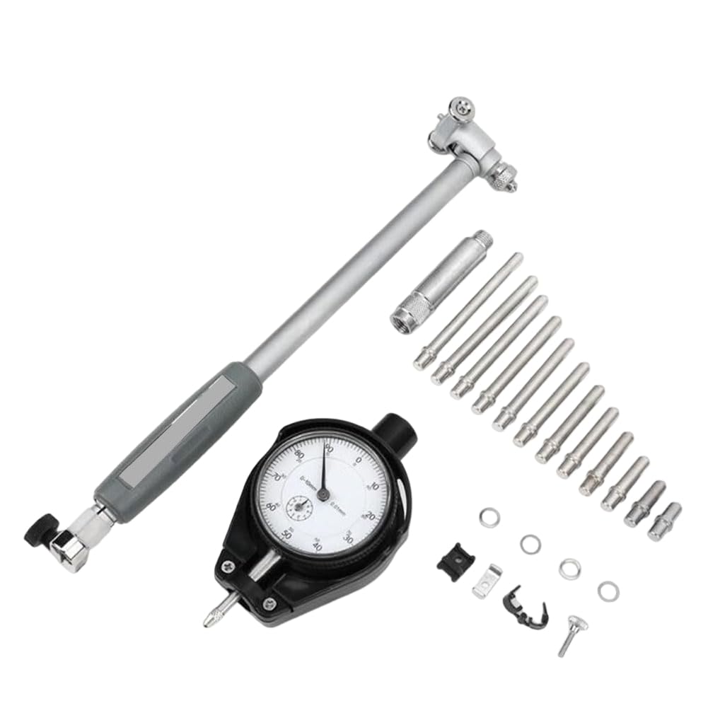 Jauge d'alésage de 5 à 15 cm - Cylindre de mesure de trou de moteur profond de 50 à 160 mm - Indicateur d'alésage de 0,01 mm - Facile à utiliser