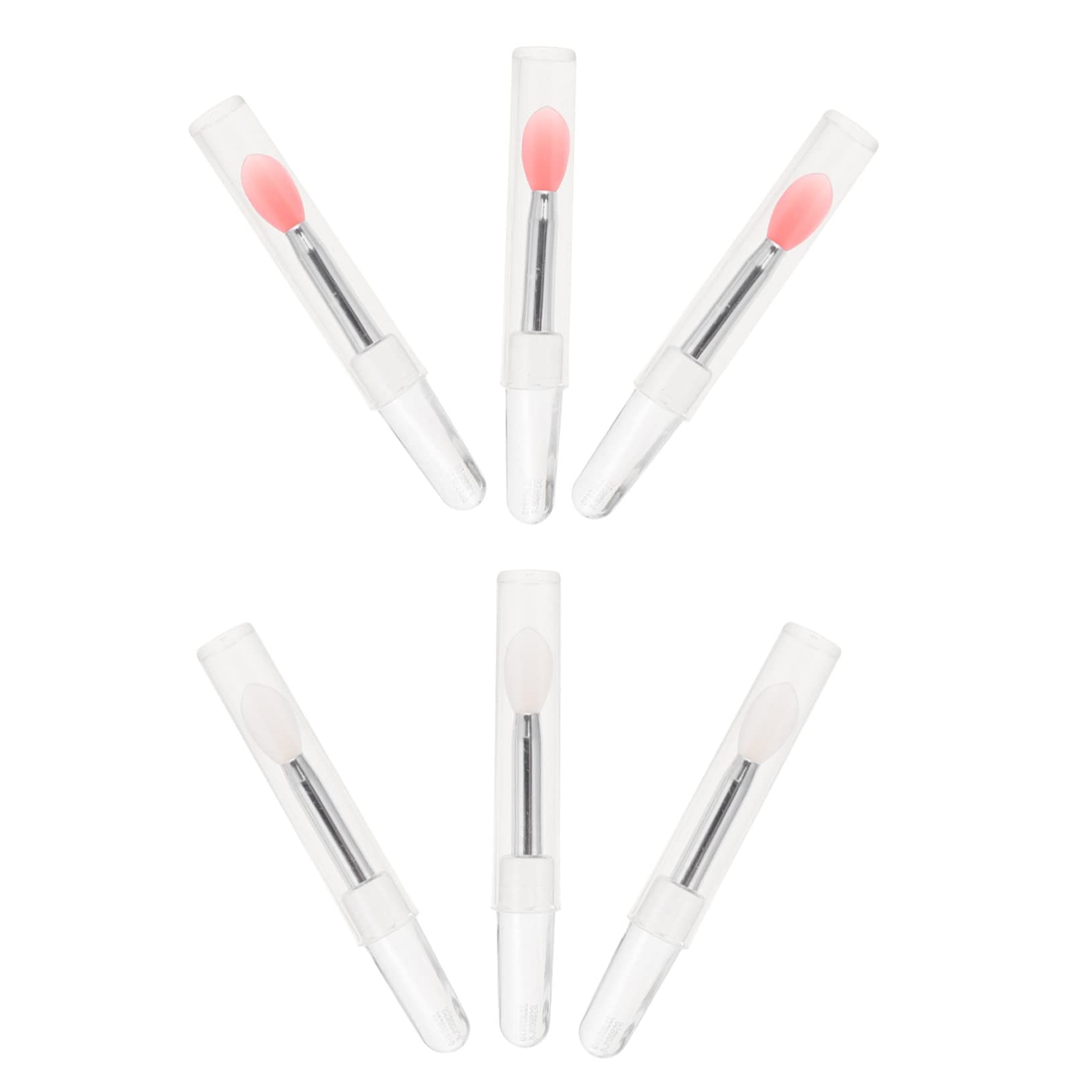 TOVINANNA Professional Silicone Lip Brush 6pcs Set Makeup Tool Eyeshadow Applicator Face Applicator for Her