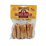 Smokehouse 100-Percent Natural Small Chicken Kabobs For Dogs, 12-Count Bag
