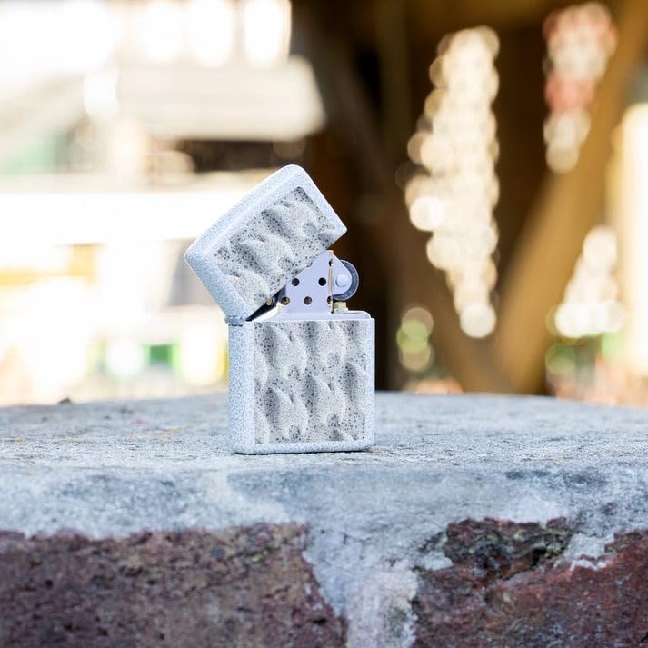 Encendedor Zippo con grabado personalizado diseño Frozen Flames miniatura 4