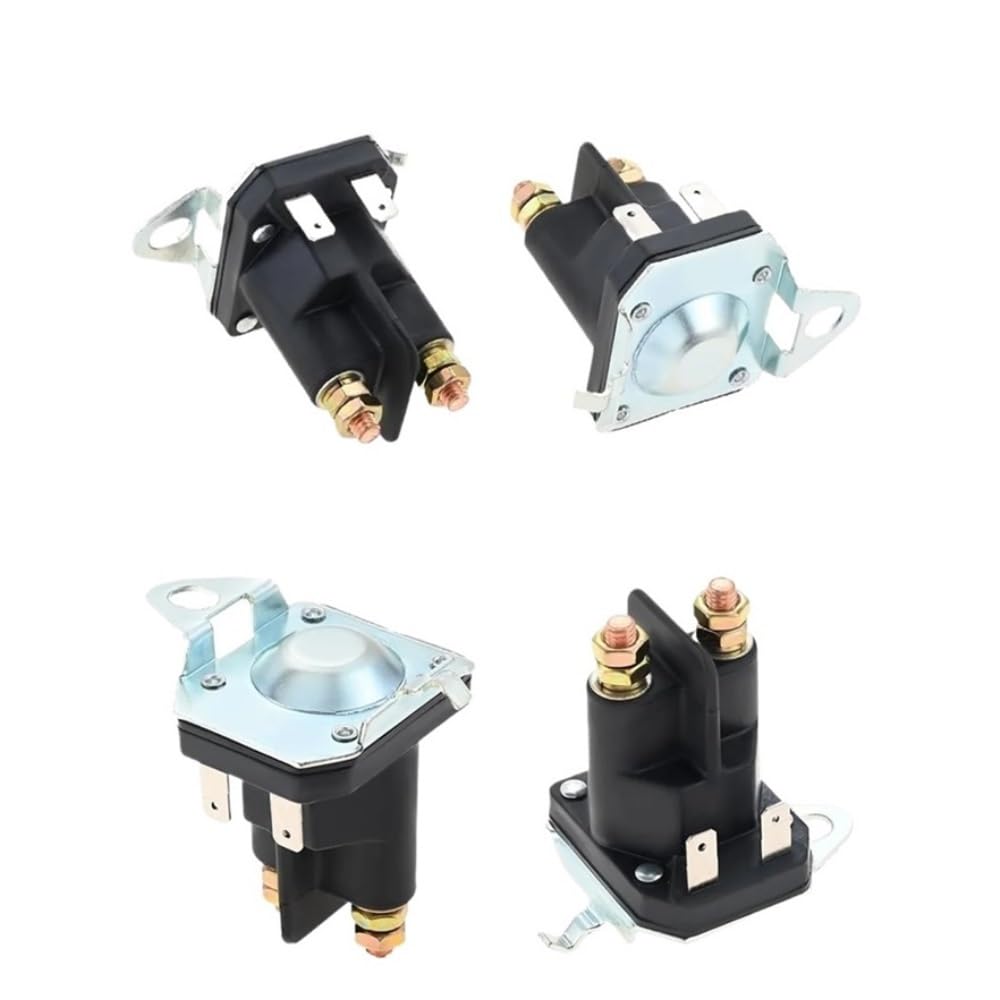 Solenoide for Tractor de césped, 1 Unidad, Apto for Husq, 4 Polos, 12V, relé de solenoide de Arranque 582042802 for Craf AYP Arie
