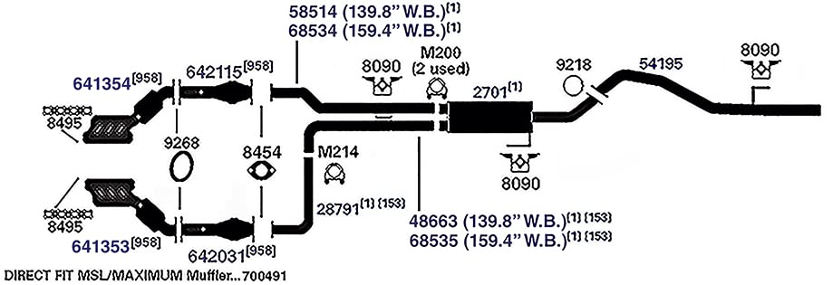Image of AP Exhaust Products 28791 Exhaust Pipe