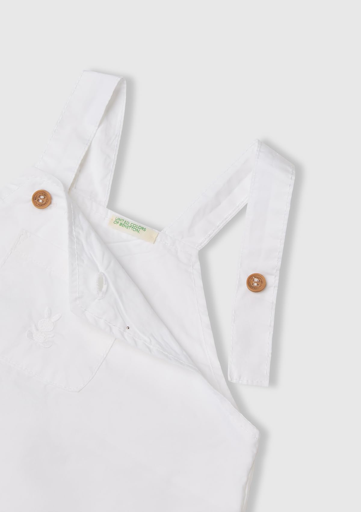 United Colors of Benetton Peto Unisex-Bimbi, Color blanco., 12 meses