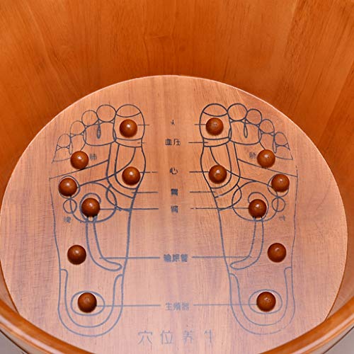 Spa de pies de madera con masaje y cubierta 25 cm miniatura 6