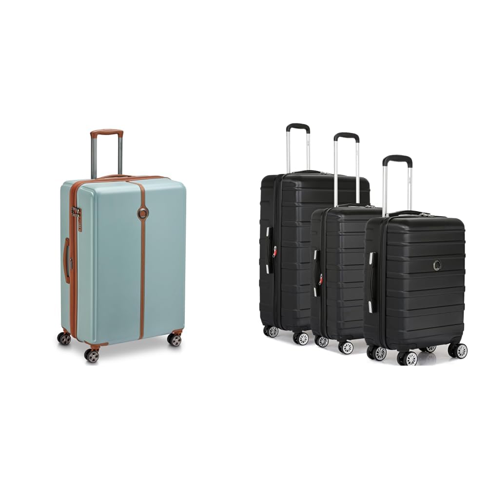 Bianca 76 cms Large Check-in ABS/Polycarbonate Hard Sided 8 Wheels and Expandable + Margot Trolley Bags Set of 3 Cabin, Medium & Large Luggage Premium Hardside Polycarbonate-image-14