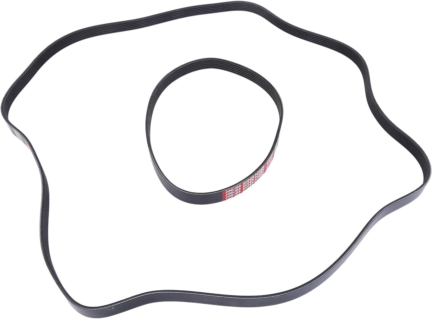 A/C Compressor Belt Alternator Belt Fiit for Maserati Ghibli/Quattroporte 2014-2020 for Maserati Levante 3.0L V6 2017-2020 Compressor Alternator Serpentine Belt V-Ribbed Replaces 243857 286570