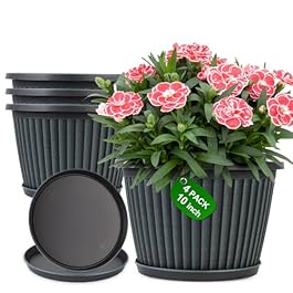 10 Inch Planter-Pots-for-Plants-Indoor-Outdoor,...