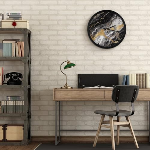 Horloge murale à piles facile à lire pour toute la famille - 7