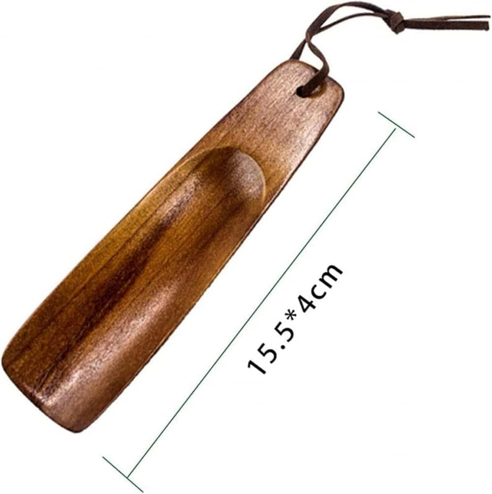 Calzador de madera, calzador de madera, calzador de mango largo para hombre