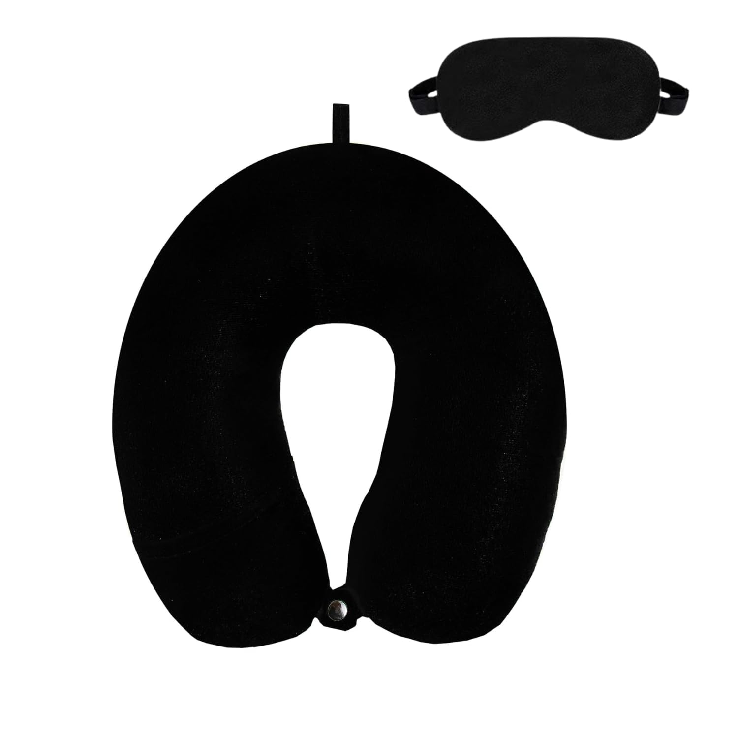 Travel Neck Pillow with Eye Mask – Memory Foam Support for Flights, Car, Train & Office Nap – Ergonomic U-Shaped Pillow for Neck Pain Relief-image-47