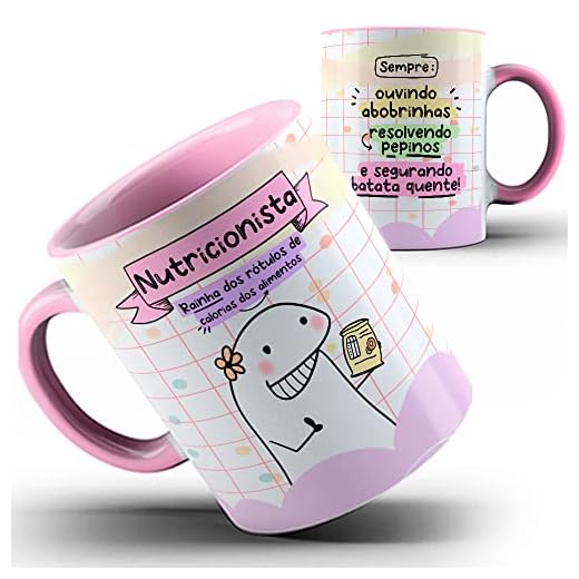 Caneca Color Nutricionista Flork Nutrição 26ia