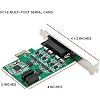 Syba 2 Port DB9 RS-422/485 Serial PCI-Express 2.0 x1 Card (SI-PEX15043)