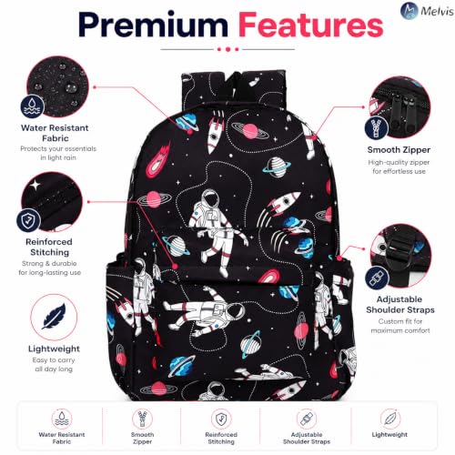 Image of MELVIS 20L Water Resistant Backpack with Bottle Compartment | Lightweight Travel & School Bag for Men, Women & College Students | Trendy Laptop Backpack for Daily Use