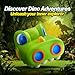 Dinosaur Toys for Boys Age 3-12 Kids Binoculars, Dinosaur Binoculars with Compass & Bird Watching Manual,3 4 5 6 7 8 9 10 11 12 Year Old Boys Toys, Outdoor Camping Exploration, Kids Stocking Stuffers