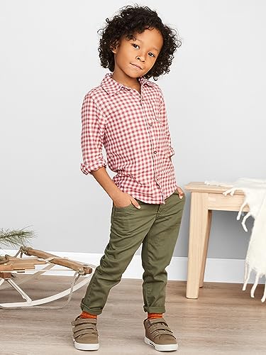 Simple Joys by Carter's Boys' Long-Sleeve Woven Shirt, Pack of 24