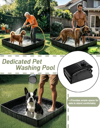 Kit de Ducha para Camping, Alfombrilla Grande para Ducha al Aire Libre, Base Portátil Antideslizante miniatura 4