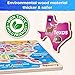 SYNARRY Large USA Wooden Puzzles for Kids Ages 3-5, Learning United States Map Puzles for Kids Ages 4-6, Wood Jigsaw Puzzles Educational Games Toys Gifts for Boys Girls Ages 3-8