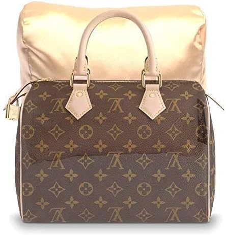 Satin Pillow Luxury Bag Shaper in Champagne Compatible for the Designer Bag Speedy 25